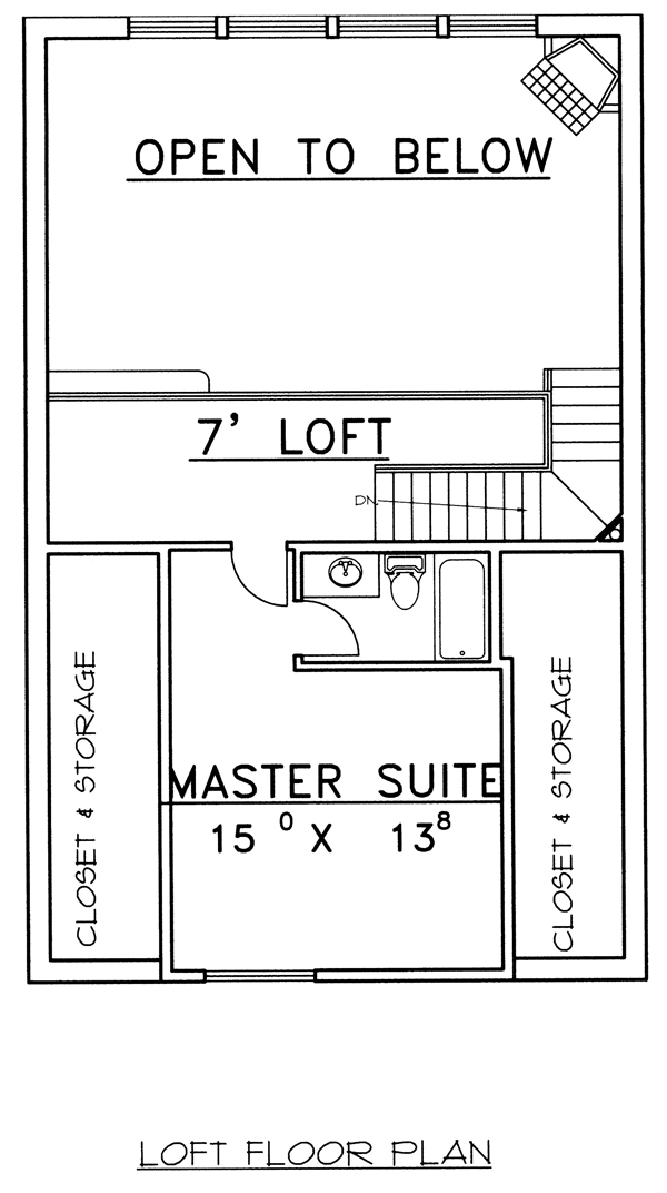 Contemporary Level Two of Plan 87079