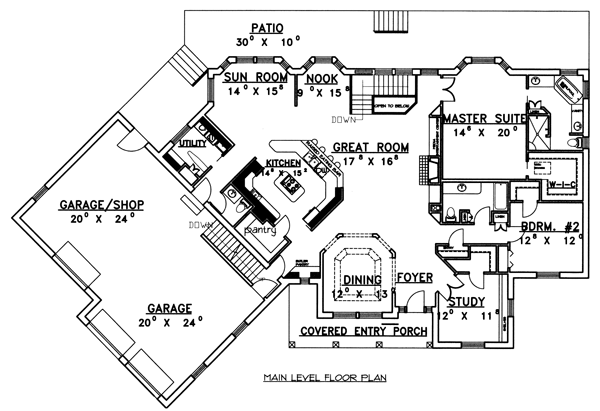 Traditional Level One of Plan 87083