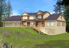 House Plan 87088 with 4 Beds, 3.5 Baths, 2 Car Garage Elevation House Plan 87088 with 4 Beds, 3.5 Baths, 2 Car Garage Elevation