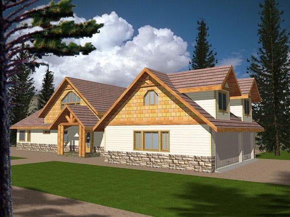 House Plan 87096 Elevation