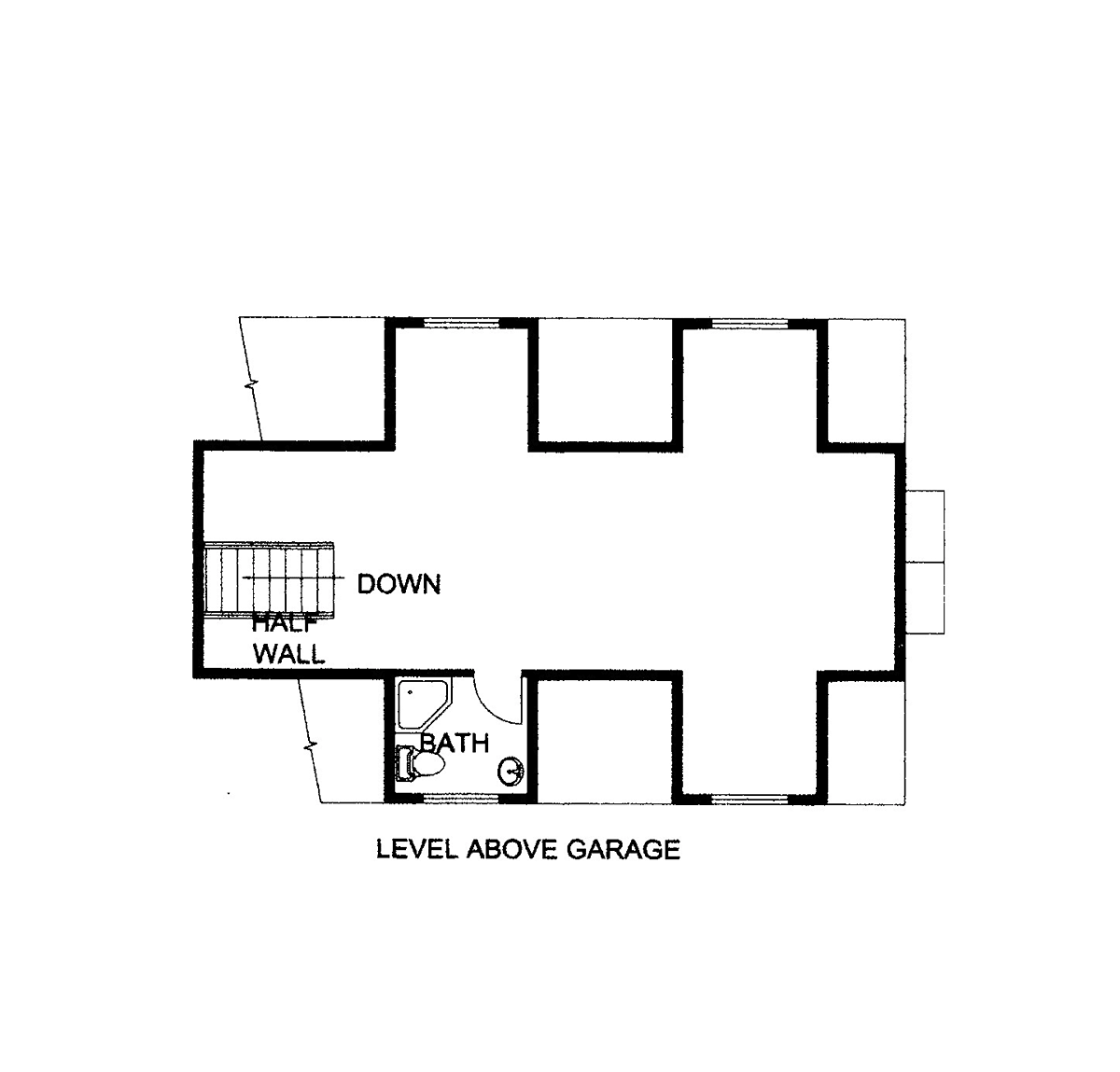 Craftsman Traditional Level Two of Plan 87097