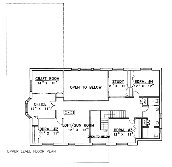 Contemporary Traditional Level Two of Plan 87098