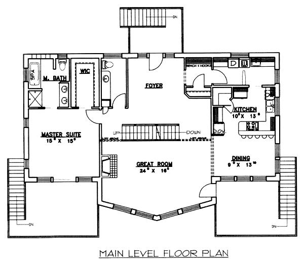 Contemporary Level Two of Plan 87104
