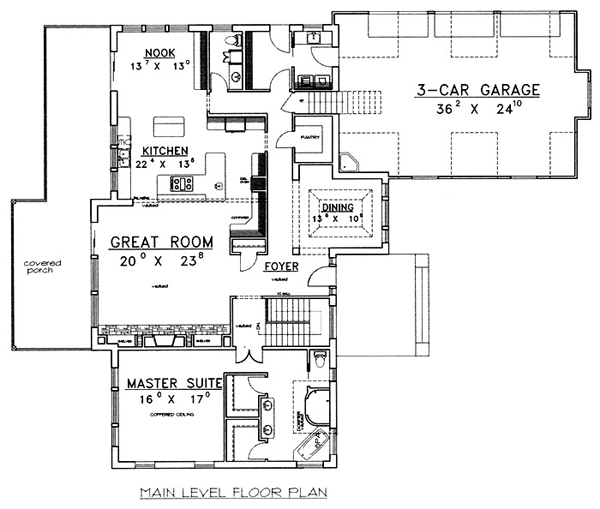 Traditional Level One of Plan 87122
