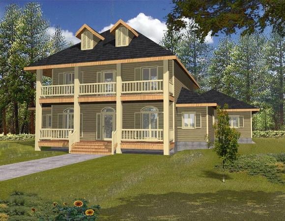 House Plan 87128 Elevation