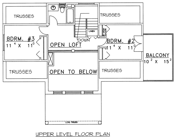 Contemporary Level Two of Plan 87130