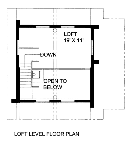 House Plan 87143 Second Level Plan