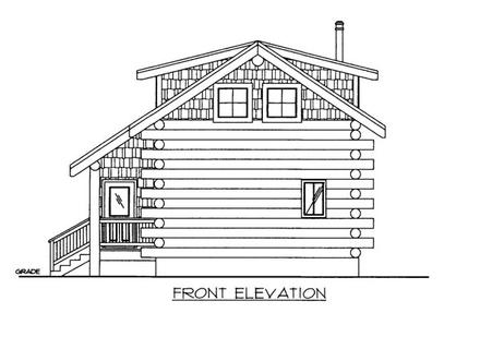 Log Elevation of Plan 87143
