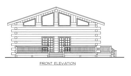 Log Elevation of Plan 87146