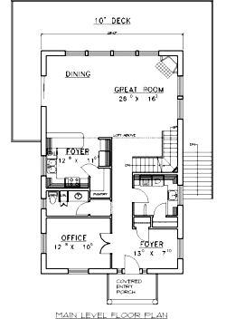 Contemporary Level Two of Plan 87153