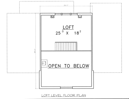 House Plan 87159 Second Level Plan