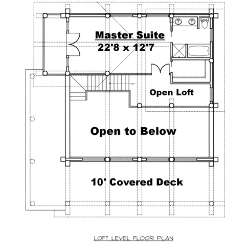 House Plan 87162 Second Level Plan