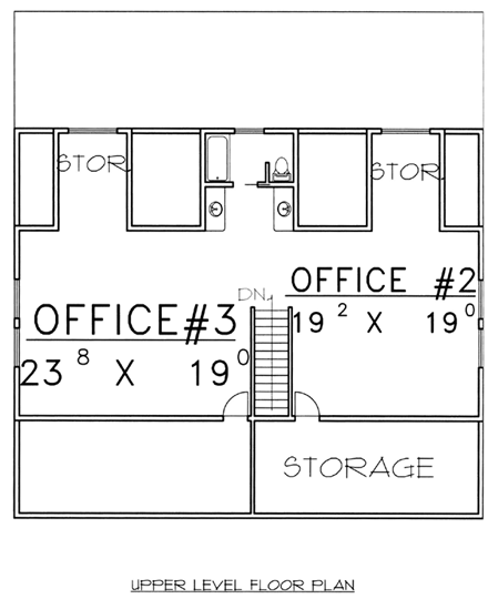 House Plan 87166 Second Level Plan