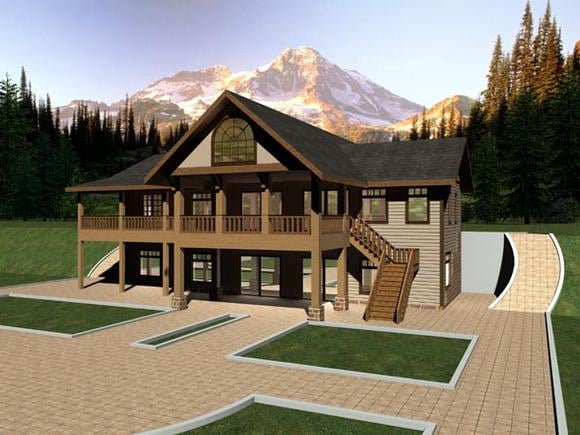 House Plan 87167 Elevation