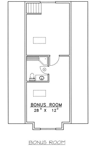 Contemporary One-Story Level Two of Plan 87169