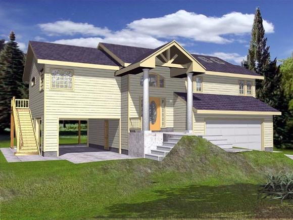 House Plan 87173 Elevation