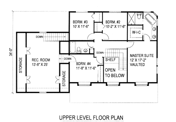 Country Traditional Level Two of Plan 87175