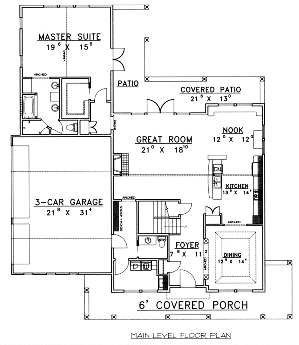 Traditional Level One of Plan 87184