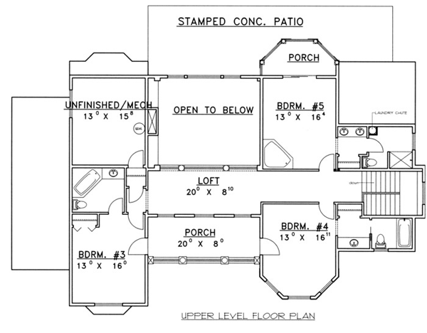 Contemporary Level Two of Plan 87185