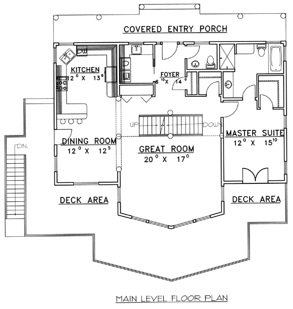 Contemporary Country Level One of Plan 87190