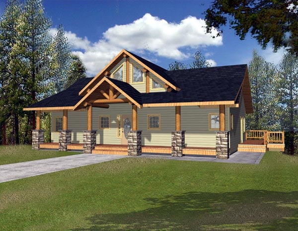 Plan 87190 | Country Style with 3 Bed, 3 Bath