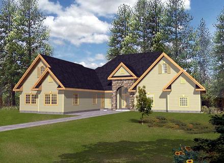 House Plan 87193 Elevation