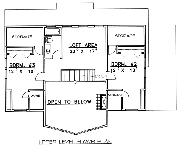 Contemporary Level Two of Plan 87197