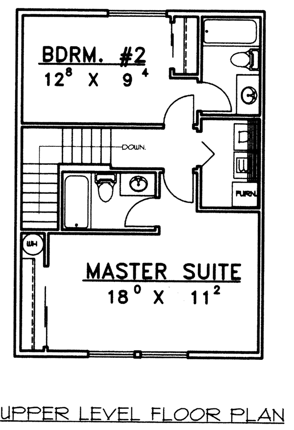 Contemporary Southwest Level Two of Plan 87213