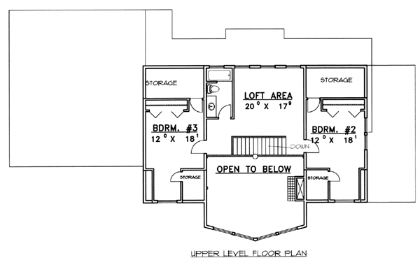 Contemporary Level Two of Plan 87216