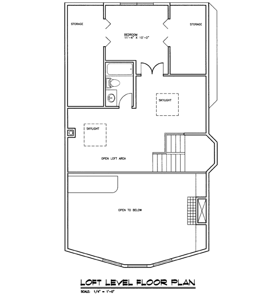 Contemporary Level Two of Plan 87234