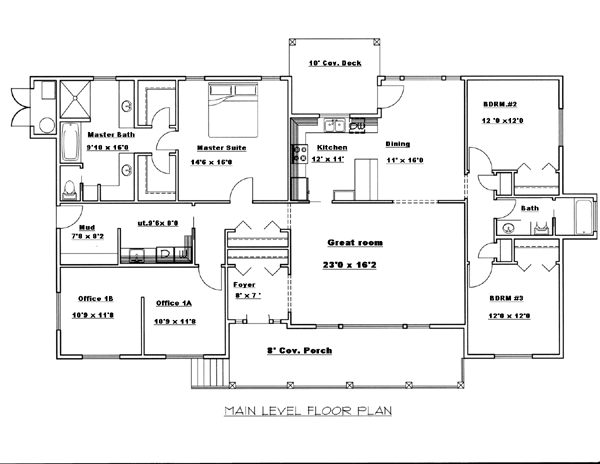 Traditional Level One of Plan 87235