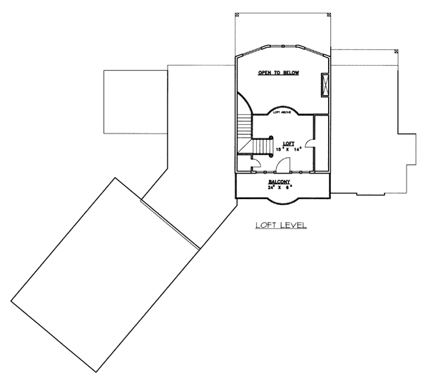 Contemporary Level Two of Plan 87250
