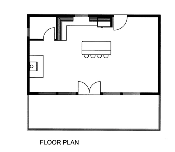 Cabin Level One of Plan 87252