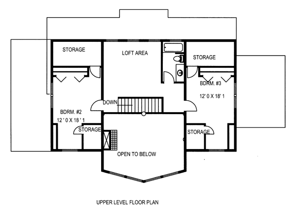 Contemporary Level Two of Plan 87257