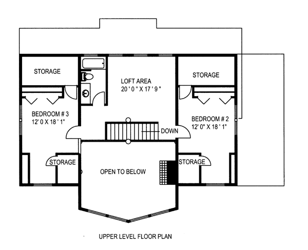 Contemporary Level Two of Plan 87270
