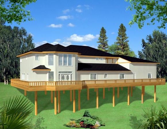 House Plan 87274 Elevation