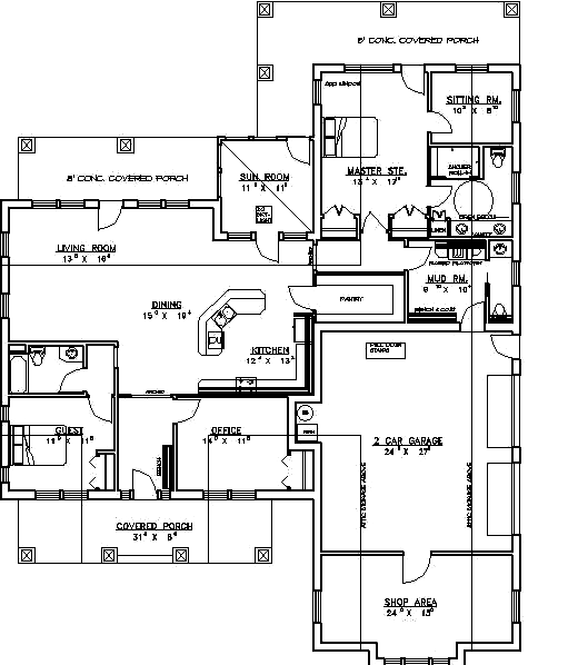 Traditional Level One of Plan 87292