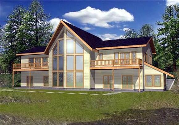 House Plan 87293 Elevation