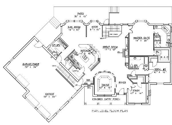 Traditional Level One of Plan 87295