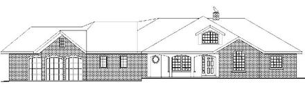 Traditional Elevation of Plan 87295