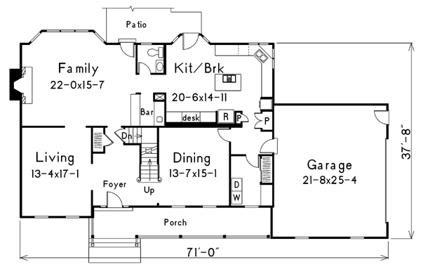 Traditional Level One of Plan 87301
