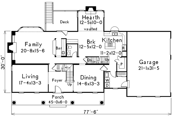 Colonial Level One of Plan 87304