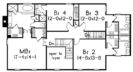 Colonial Level Two of Plan 87304