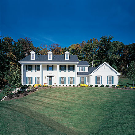 Colonial Elevation of Plan 87304