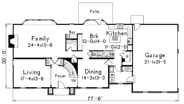 Colonial Level One of Plan 87305