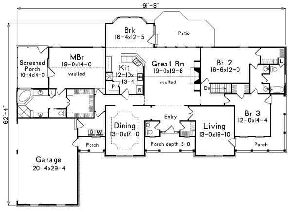 Traditional Level One of Plan 87311