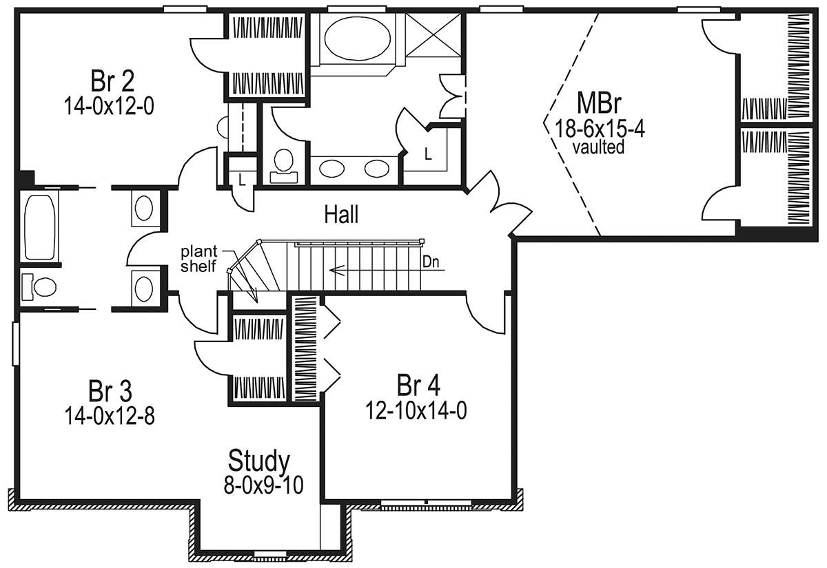 Traditional Level Two of Plan 87313