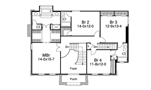 Traditional Level Two of Plan 87316