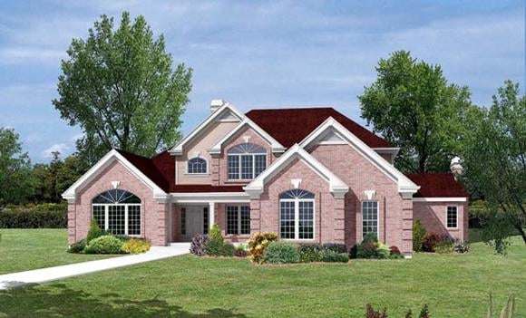 House Plan 87317 Elevation