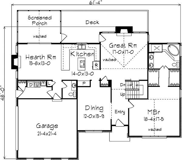 Traditional Level One of Plan 87334